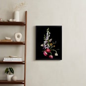 "The Fox Takes Off Her Gloves" - Art Print in A dark night by Theresa Bear - In a Room