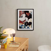 "Paper Minnie" - Art Print in Black by Sumak Studio - In a Room