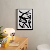 "Shadow Cycle" - Art Print in Tire by Beth Murphy - In a Room