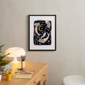 "Midnight Mermaids" - Art Print in Midnight by Hannah Williams - In a Room