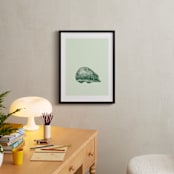 "The Hedgehog" - Art Print in mint by IMG_101 - In a Room