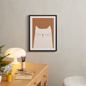 "House Cat" - Art Print in Sienna by Coit Creative - In a Room