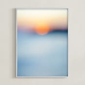 "Sunset Study" - Art Print in Full Color by Jessica C Nugent - Framed