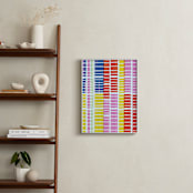 "Gridlocked" - Art Print in Lemon by Jane Colvin - In a Room