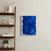 "Moody Blues" - Art Print in Royal Blue by Polly Gentry - In a Room