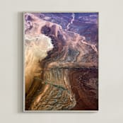 "Earth Poetry" - Art Print in Colorado Earth  by Elena Kulikova - Framed