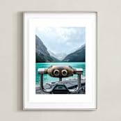 "Wild Blue Yonder" - Art Print in Glacier by Korry Brown - Framed