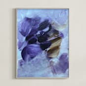 "Mauve Away" - Art Print in Mauve by Ana Sarah - Framed