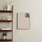 "Joseph" - Art Print in Vintage Taupe by jinseikou - In a Room