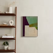 "Aqua Hills II" - Art Print in Jade by Morgan Kendall - In a Room