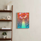 "spaceship" - Art Print in Orange-blue by Igor - In a Room
