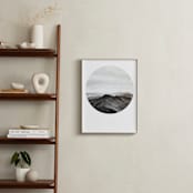 "Looking Forward" - Art Print in Charcoal by Hannah Perrine Mode - In a Room