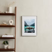 "Wild Blue Yonder" - Art Print in Glacier by Korry Brown - In a Room