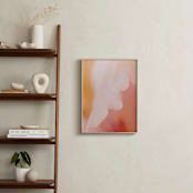 "Illuminated Flora" - Art Print in Sherbet by Lindsay Ferraris Photography - In a Room