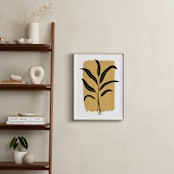 "Botanical Study" - Art Print in Mustard by Johanna Phillips Huuva - In a Room