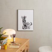 "Baby Animal Friends: Zebra" - Art Print in Zebra Black by Jieun K Rasband - In a Room