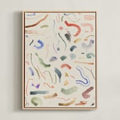 "Messy" - Art Print in Sample by Sumak Studio - Framed Canvas
