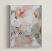 "Lizavetta Blush II" - Art Print in Blush by Marissa DeCinque - Framed Canvas