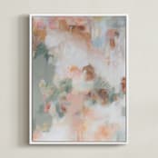 "Lizavetta Blush I" - Art Print in Blush by Marissa DeCinque - Framed Canvas