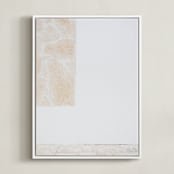 "coastal vibes III" - Art Print in sandstone by Sara Hicks Malone - Framed Canvas