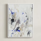 "In France II" - Art Print in creme by Svitlana Martynjuk - Framed Canvas