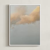 "Softness" - Art Print in Soft Pastel by Christa Kimble - Framed Canvas