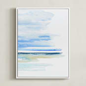 "Muse Triptych (right)" - Art Print in sea by Roberta Hoiness Art - Framed Canvas