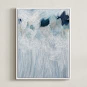 "Anemone" - Art Print in Petal by Denise Wong - Framed Canvas