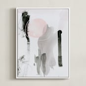 "Son" - Art Print in Noir by Lori Wemple - Framed Canvas