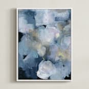 "Imbue" - Art Print in Blue Skies by Lindsay Megahed - Framed Canvas