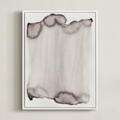 "Torched" - Art Print in Charcoal by Kaydi Bishop - Framed Canvas
