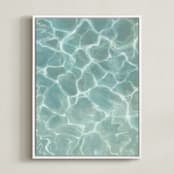 "Poolside" - Art Print in Poolside by Laura Browning - Framed Canvas