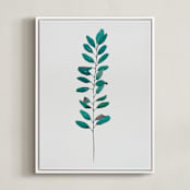 "Curry Tree" - Art Print in Ivory by jinseikou - Framed Canvas