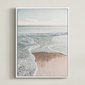"Riptide" - Art Print in daydream by Kamala Nahas - Framed Canvas