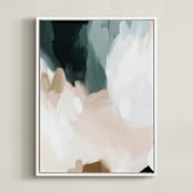 "Moody Beauty I" - Art Print in Ginger by Melanie Severin - Framed Canvas