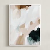 "Moody Beauty II" - Art Print in Ginger by Melanie Severin - Framed Canvas