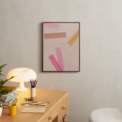 "Confetti 1" - Art Print in Cotton Candy by Maja Cunningham - In a Room