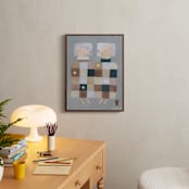 "Not a Creature Was Stirring" - Art Print in Winter Grey by Maja Cunningham - In a Room