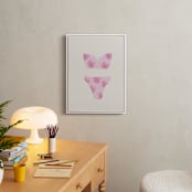 "Beach Day 1" - Art Print in Cotton Candy Pink by Johanne Dziemian - In a Room