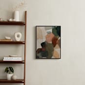 "Venn Triptych 2" - Art Print in Rust by Wendy Keller - In a Room