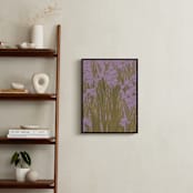 "Iris Garden" - Art Print in Dusty Lavender by Britt Friesell - In a Room