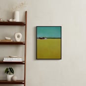 "Green Harvest" - Art Print in Citrus Green by Carol C. Young - In a Room