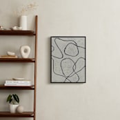 "Black Thread" - Art Print in Weathered White by Alisa Galitsyna - In a Room