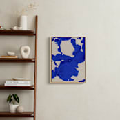 "Blue Ink Ocean" - Art Print in Ocean Blue by cyrille gulassa - In a Room