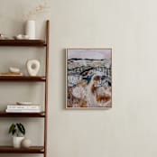 "A Silent Stroll" - Art Print in Rust by Sarah Fitzgerald - In a Room