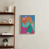 "Secrets" - Art Print in Teal by Maran Ree Whiting - In a Room