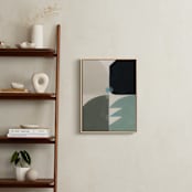 "KissKiss" - Art Print in Seafoam Blue by Christina Flowers - In a Room