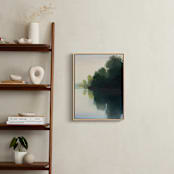 "Touching Water 2" - Art Print in Calm Water by Stephanie Goos Johnson - In a Room