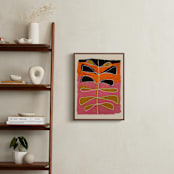 "Underground Opera" - Art Print in Rosebud by Deborah Velasquez - In a Room