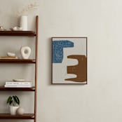 "Color Me Pretty II" - Art Print in Terracotta by Maja Cunningham - In a Room
